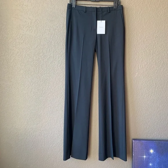 Theory DEMITRIA2 classic suit plain front trouser
